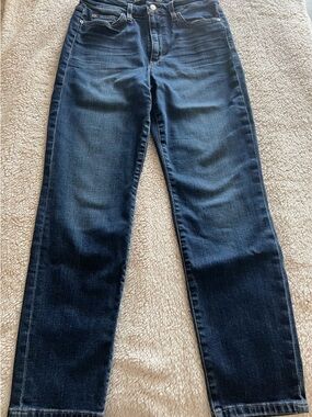 Joe's Jeans Straight-Leg Jeans in Dark Blue Denim